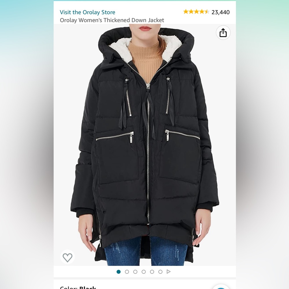 Orolay Down Jacket “Amazon Coat” Small